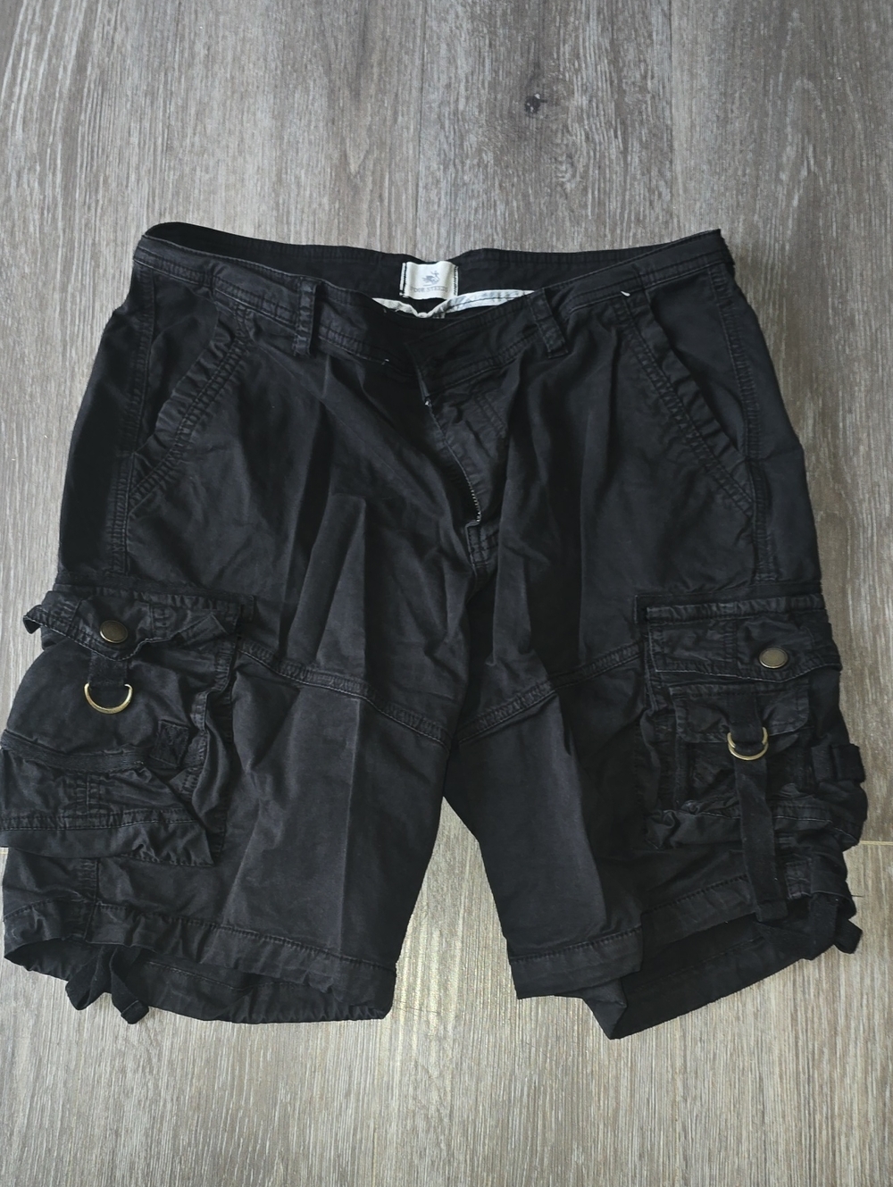 Womens Black Cargo Shorts - Classic Utility Style